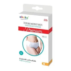 Chiloți Postnatali de Unică Folosință A0551, Marimea L, Set 5 Bucăți, Akuku