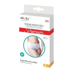 Chiloți Postnatali de Unică Folosință A0550, Marimea M, Set 5 Bucăți, Akuku