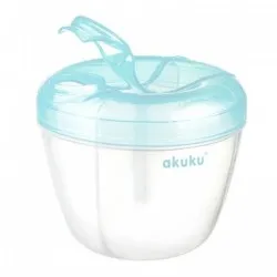 Dozator Lapte Praf 260 ml cu 4 Compartimente A0461, Albastru, Akuku