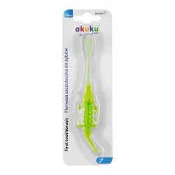 Periuță de Dinți pentru Copii A0641, Model Crocodile, 1-3 Ani, 1 buc, Akuku