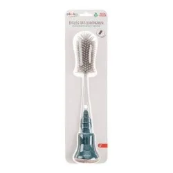 Set 2 Perii din Silicon pentru Curățare Biberoane și Tetine A0511, Akuku