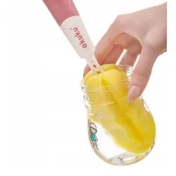 Set 3 Perii din Silicon pentru Curățare Biberoane și Tetine A0512, Akuku