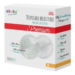 Tampoane San Premium, 30 bucati, Akuku