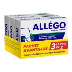 Pachet Allego, 30 comprimate filmate, Fiterman (2+1 Promo)
