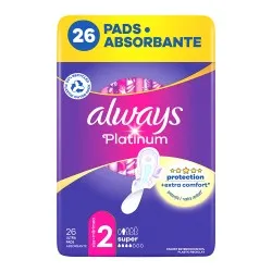 Absorbante Always Platinum Super, 26 buc, P&G