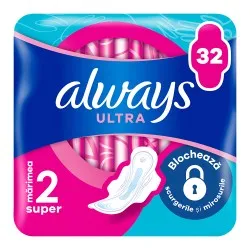 Absorbante Always Ultra Super, 32 bucati, P&G