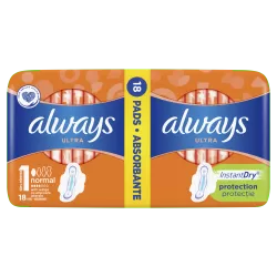 Absorbante Always Ultra Normal, 18 bucati