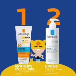 Anthelios UVMUNE 400 Dermo-Pediatrics Lotiune Hidratanta SPF50+ cu protecție solară potrivit pentru pielea sensibilă a copiilor, 75ml, La Roche-Posay