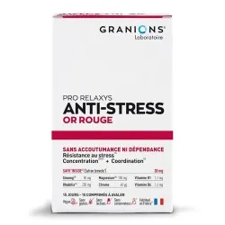 Anti-Stress Or Rouge , 15 comprimate, Granions