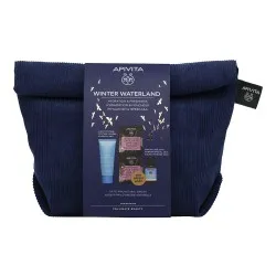 Set Crema Hidratanta, 40ml + Lotiune tonica, 20ml + Masca cu Argila Roz 2 x 8ml, Aqua Beelicious, Apivita