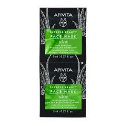 Masca de Fata cu Aloe Express Beauty, 2 buc, 8ml, Apivita