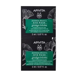 Masca pt Ochi cu Gingko Biloba Express Beauty, 2 buc, 2ml, Apivita