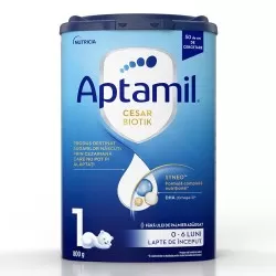 Lapte Praf Aptamil CesarBiotik 1 pentru 0-6 luni, 800 g, Nutricia