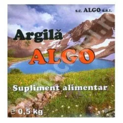 Argila pulbere, 500 g, Algo
