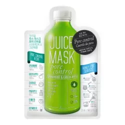 Masca servetel cu menta si mar verde Juice Mask Pore control, 20 g, Ariul