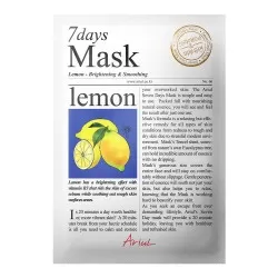 Masca servetel cu lamaie 7Days Mask, 20g, Ariul