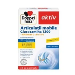 Articulatii mobile Glucozamina 1200, 30 comprimate, Doppelherz