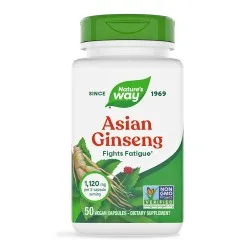 Asian Ginseng 560 mg, 50 capsule vegetale, Secom