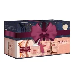 Pachet Crema Antirid si Fermitate cu Colagen SPF15, 50ml+ 2 Fiole Filler Extra Fermitat, Aslavital Mineral Activ