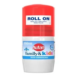 Roll-on lotiune repelent impotriva insectelor Family&Kids, 50 ml, Autan