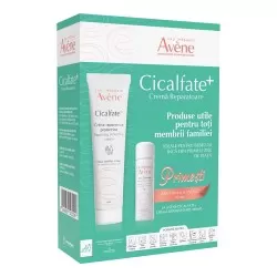 Pachet Cicalfate+ crema reparatoare + Apa termala spray, 100 ml + 50 ml, Avene