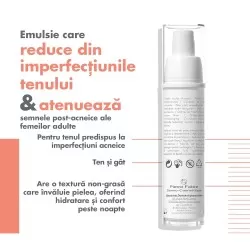 Crema de noapte cu efect de netezire pentru tenul acneic Cleanance Women, 30 ml, Avene