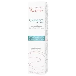 Crema de noapte cu efect de netezire pentru tenul acneic Cleanance Women, 30 ml, Avene