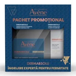 Pachet Crema de Noapte Intensiva Dermabsolu, 40ml + Crema Ochi Dermabsolu, 15ml (Pachet Promo), Avene
