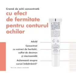 Crema de ochi cu tripla actiune Hyaluron Activ B3, 15ml, Avene