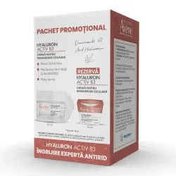 Pachet Crema pt Regenerare Celulara Hyaluron Activ B3, 50ml + Rezerva, 50ml (Pachet Promo), Avene