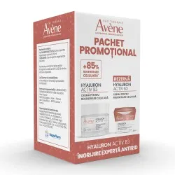 Pachet Crema pt Regenerare Celulara Hyaluron Activ B3, 50ml + Rezerva, 50ml (Pachet Promo), Avene