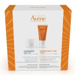 Pachet Hydrance Aqua Gel, 50ml + Crema Anti-Age SPF 50+, 50ml, Avene