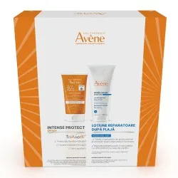 Pachet Intense Protect SPF50+, 150ml + Lotiune Reparatoare dupa Plaja, 200ml, Avene