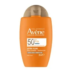Protectie Solara Ultra Fluid Fata fara Parfum Nuantator SPF50+, 50ml, Avene