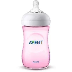 Biberon Natural Roz Ultra Soft 034/17, 260 ml, Avent Philips