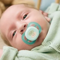 Suzeta Ultra Start Nou Nascut Figurine 0-2luni 075/14, 2 buc, Avent Philips