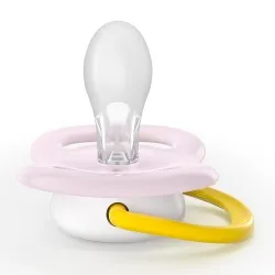 Suzeta Ultra Air Silicon Design Papagal/Capsuna 0-6luni 080/24, 2 buc, Avent Philips
