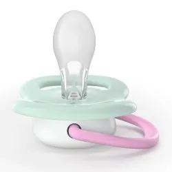 Suzeta Ultra Air Silicon Design Papagal/Capsuna 0-6luni 080/24, 2 buc, Avent Philips