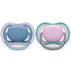 Suzeta Ortodontica Ultra Air Mov/Bleu 6-18luni 085/34, 2 buc, Avent Philips