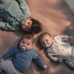 Suzeta Ultra Air Silicon Tigru/Frunza 0-6 luni 087/02, 2 buc, Avent Philips