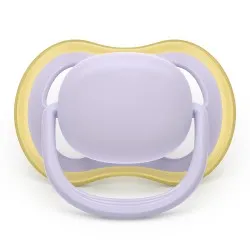 Suzeta Ultra Air Silicon Mov/Galben 0-6 luni 087/03, 2 buc, Avent Philips
