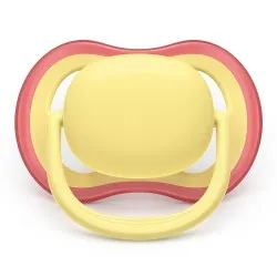 Suzeta Ultra Air Silicon Mov/Galben 0-6 luni 087/03, 2 buc, Avent Philips
