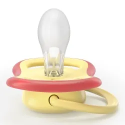 Suzeta Ultra Air Silicon Mov/Galben 0-6 luni 087/03, 2 buc, Avent Philips