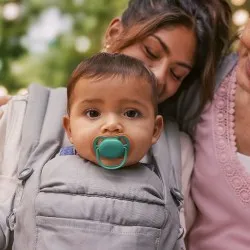 Suzeta Ultra Air Silicon Blue/Verde 6-18 luni 087/10, 2 buc, Avent Philips