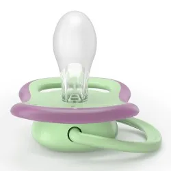 Suzeta Ultra Air Silicon Roz/Verde 6-18 luni 087/12, 2 buc, Avent Philips