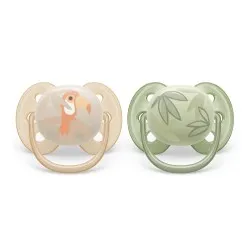 Suzeta Ortodontica Ultra Soft Tropical 0-6 luni, 091/09, 2 buc, Avent Philips