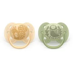 Suzeta Ortodontica Ultra Soft Forest 6-18luni 091/46, 2 buc, Avent Philips