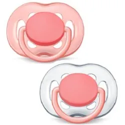 Avent Philips 178/28 Suzeta 6-18 luni Freeflow Fete x 2