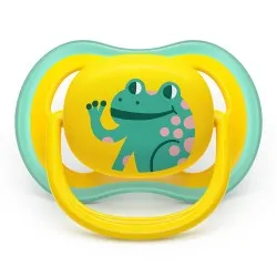 Suzeta Ultra Air +18 luni Blue/Galben 349/58, 2 buc, Avent Philips