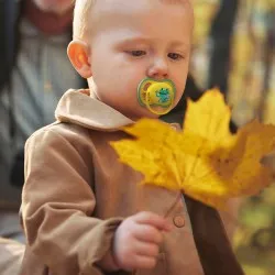 Suzeta Ultra Air +18 luni Blue/Galben 349/58, 2 buc, Avent Philips